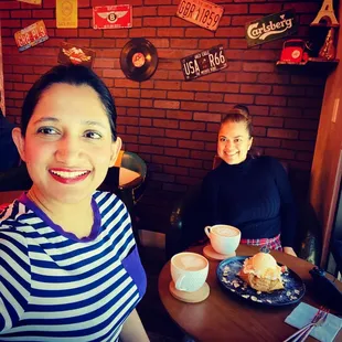 Caramel macchiato, Hazelnut latte &amp; a dessert.