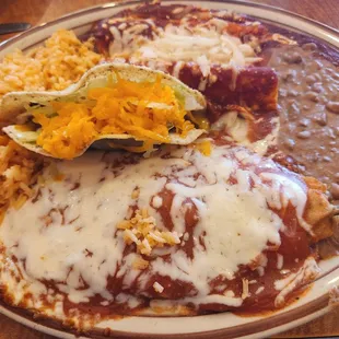 Taco, Chile Relleno &amp; Enchilada