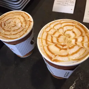 Caramel macchiatos