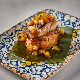 NEW! SEARED FOIE GRAS spanish french toast, maduros, maple syup