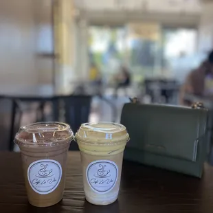 Vietnamese Hazelnut Tiramisu and CocoDream Latte with Egg Cream