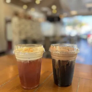 Crème Brûlée Black Tea and Tiramisu Brown Sugar Viet Coffee