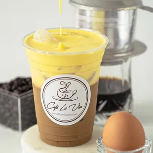 Delicious Egg Coffee.