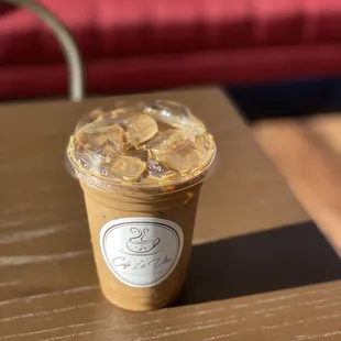 Hazelnut Iced Coffee