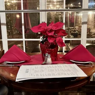 Festive table setting