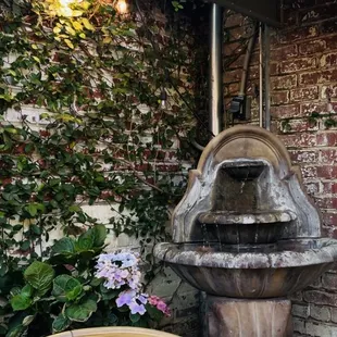 Outside sitting area