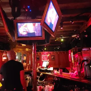 a man sitting at a bar
