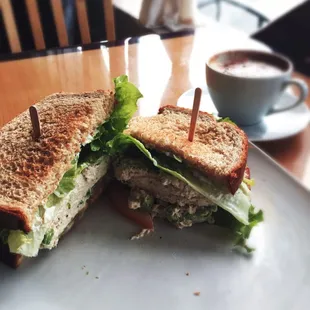 Tuna salad sandwich - divine!