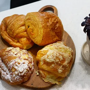 Arley&apos;s Assorted Croissants: Butter, Almond, Choco, &amp; Ham n&apos; Cheese!