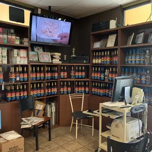 Inside- so much syrup!