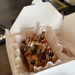 pistachio brick toast