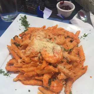 Shrimp Pomodora Pasta Lunch Special