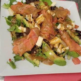 Pear and Smoked Salmon Salad