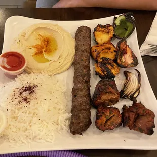 Mixed Grill; she couldn&apos;t finish it