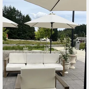The outdoor patio is relaxing and perfect spot