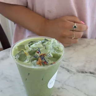 Lovely lavender matcha