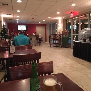 View from my table. There are more tables behind me.