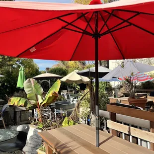 Patio and garden dining