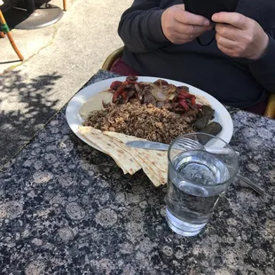 Steak lunch