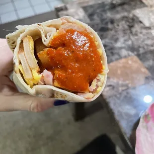 Hot sauce added making it even better!