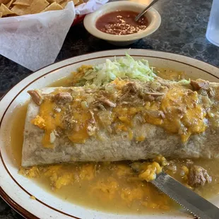 Chile Verde Burrito