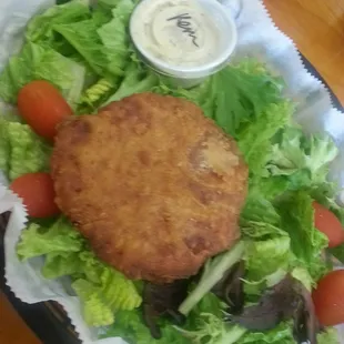 Crabcake salad