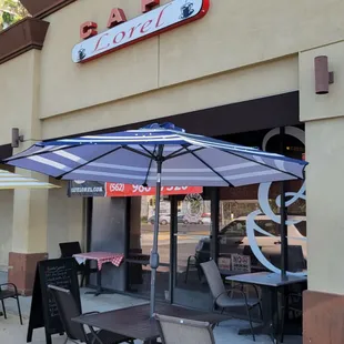 Front of the store.
