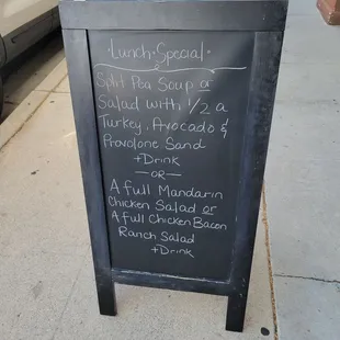 Lunch specials