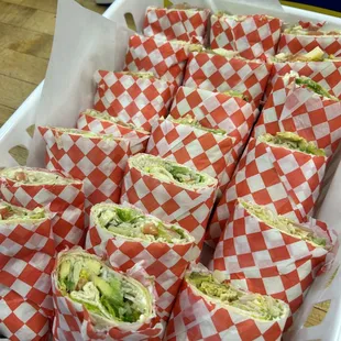 We cater to your request, you choose what kind of sandwich and we&apos;ll get it ready for you.