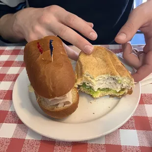 Turkey, Avocado &amp; Swiss Sandwich