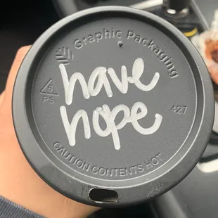 Writing on lid