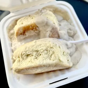 The BEST Biscuits And Gravy!! Oh My Gosh So GOOD! Perfect For On The Go To!!! Lovvveeeeee!!!