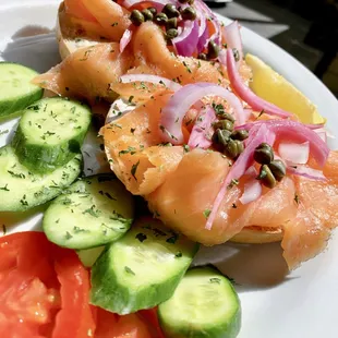 Lox &amp; Cream Cheese Bagels