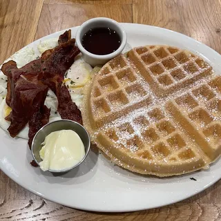 Waffle and Eggs