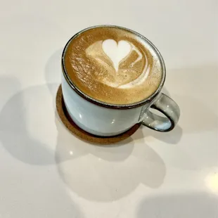 Early this morning capuchino at Cafe Los Sueños