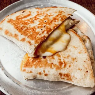 Grilled cheese that is paired with our soup of the day!