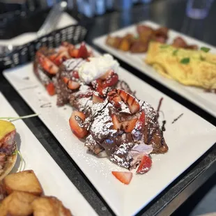 Strawberry Chocolate Kiss French Toast