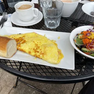 Salmon Omelette! Pretty tasty