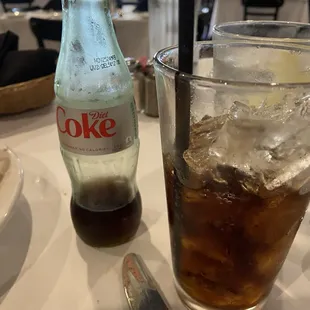 Old fashioned glass bottles