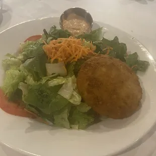 Crabcake salad
