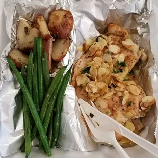 Chicken Almondine