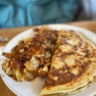 Chicken Pesto Crepe