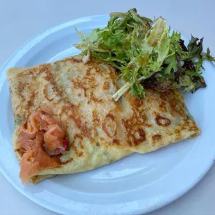 Smoked Salmon Crepe