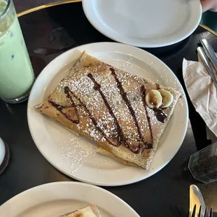 Chocolate & Banana Crepe