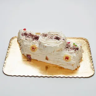 Buche de Noel - Traditional 12" Christmas log.  Chocolate or Vanilla