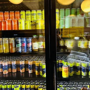 Cold Drink Selection - lots of natural drinks