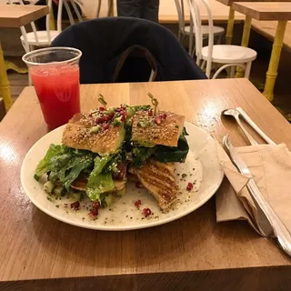 Grilled Chicken and Smoked Bacon Sandwich