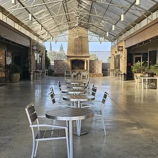 Outdoor seating area