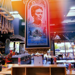 Sign of Frida Khalo tequila