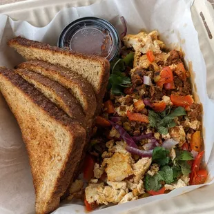 Mushroom Tofu Scramble